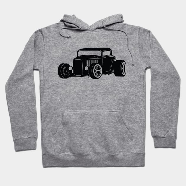 Classic American Hot Rod Hoodie by hobrath